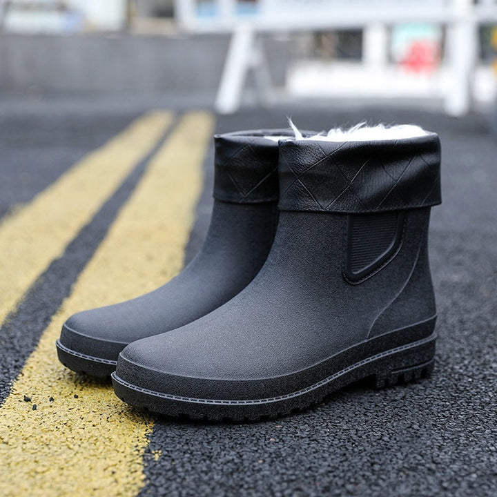 StormGuard - Halbhohe Wasserdichte Herren-Regenstiefel